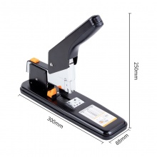 得力 0399 重型訂書(shū)機(jī) 210頁(yè) 黑色 適配23/6~23/25