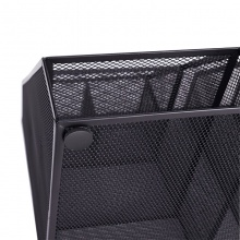 得力 79075 多功能金屬網(wǎng)狀組合式文件框 黑色