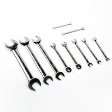 世達(dá) 09904 工具托組套-10件雙開口扳手及兩用扳手組套