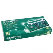 世達(dá) 09904 工具托組套-10件雙開口扳手及兩用扳手組套