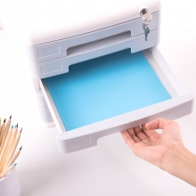 得力 9779 五層文件柜 灰色