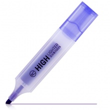 得力 S625 熒光筆 紫色 10支/盒