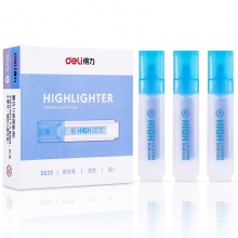 得力 S625 熒光筆 藍色 單支售