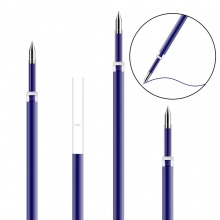 得力 6906 中性筆芯 0.5mm 彈簧頭 墨藍(lán)色 20支/盒