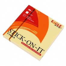 益而高 TY654 告示貼 75*75mm 黃色 100張