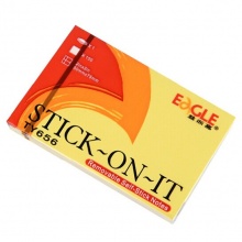 益而高 TY656 告示貼 50*75mm 黃色 100張