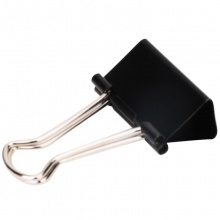 得力 9543 長尾夾 32mm 黑色 12個(gè)/盒