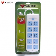 公牛 GN-605 單控十聯(lián)接線板插座 5米 新國際