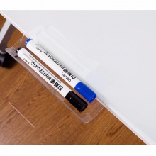 得力 8736 磁性鋼化玻璃白板 900*1200mm 白色