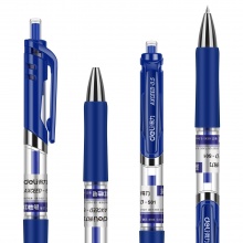 得力 S01 按動(dòng)式中性筆 0.5mm 藍(lán)色 單支售
