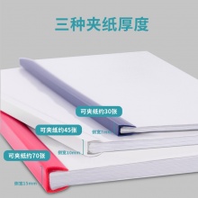 得力 5531A 抽桿文件夾 A4 混色 5只/包 按包銷售