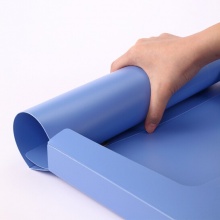 齊心 A1249 PP檔案盒 A4 藍(lán)色 55mm