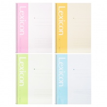 得力 7682 螺旋裝訂本 A5 混色 50頁(yè) 12本/封 按封銷售