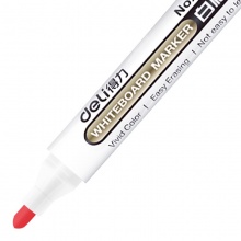 得力 6811 白板筆 2.0mm 紅色 10支/盒 按盒銷售