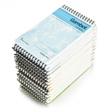 渡邊 SA7503/SA7506 螺旋裝訂本 A7 混色 50頁 24本/封 按封銷售