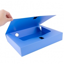 得力 5623ES 檔案盒 A4 藍(lán)色 55mm