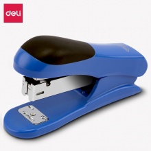得力 0305 輕巧便攜訂書機 12# 藍色 25頁