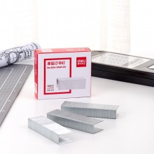 得力 0014 厚層訂書針 23/23 銀色 1000枚/盒