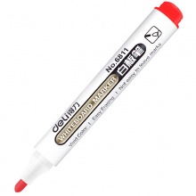 得力 6811 白板筆 2.0mm 紅色 按支銷售