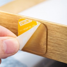 得力 33607 雙面透明膠帶 28mm*28mm*1mm 透明 20片/包