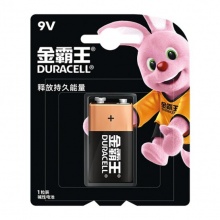 金霸王 6LR61 堿性電池 9V 1粒/卡