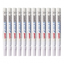 三菱 PX-21 油漆筆 0.8~1.2mm 白色 12支/盒