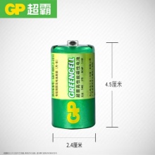超霸 R14SG BP-2 碳性電池 2號(hào) 1.5V 2節(jié)/卡