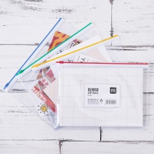 得力 5524 透明拉鏈袋 A5 混色 按個銷售