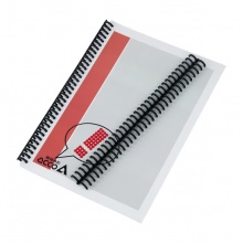 杰必喜 易扣得34孔裝訂機(jī)膠圈 8mm 黑色 50個(gè)/盒