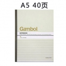 渡邊 WCN-G5407 無線裝訂本 A5 混色 40頁