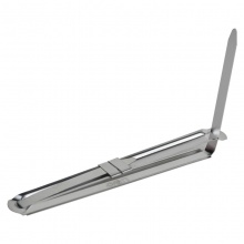 得力 5549 裝訂夾 80mm 金屬色 50套/盒