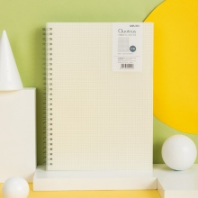 得力 LB580_PP螺旋本 B5 方格款 80張 179*252mm