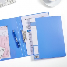 齊心 A602 單強(qiáng)力輕便夾 A4 藍(lán)色 15mm