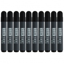 白金 WB-45 塑殼白板筆 2.0mm 黑色 10支/盒