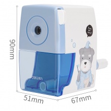 得力 0610B 手搖式削筆機(jī) 混色