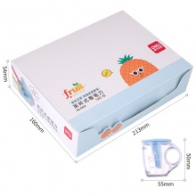 得力 0551 茶杯式卷筆刀 混色