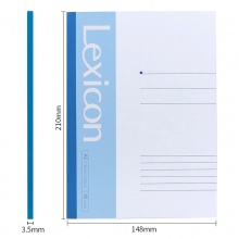 得力 7651 無線裝訂本 A5 混色 40頁 12本/包