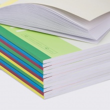 得力 7651 無線裝訂本 A5 混色 40頁 12本/包