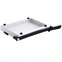 得力 8014 鋼質(zhì)切紙刀 300x250mm 白灰色