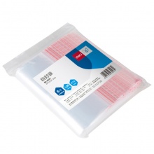 得力 3027 自封袋8號(hào) 240ｘ170*0.04mm 透明 100個(gè)/包 