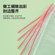 得力 3025 自封袋6號(hào) 170ｘ120*0.04mm 透明 100個(gè)/包