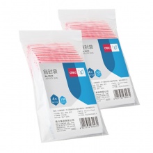 得力 3023 自封袋4號 120ｘ80mm 透明 100個/包 