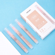 得力 S731 單頭細(xì)桿熒光筆 橙色