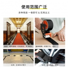 得力 52003 布基膠帶 48mm*20m*230μm 黑色 1卷/熱縮