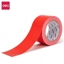 得力 52004 布基膠帶 60mm*20m*230μm 紅色 1卷/熱縮