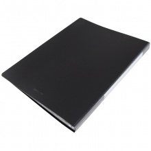 齊心 PF40AK 經(jīng)濟型資料冊 A4 黑色 40頁