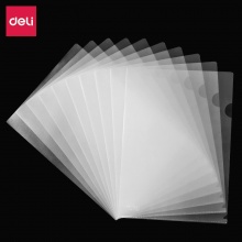 得力 5706 透明文件套 A4 透明 10個/包