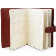 得力 7946 商務(wù)帶扣皮面筆記本 25k 黑色 120頁(yè)