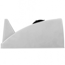 得力 812 透明膠帶切割器膠帶座 24mm 灰色