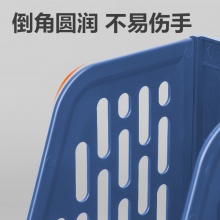 得力 9843BES 三聯(lián)文件框 藍(lán)色